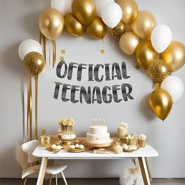 Gold_Official_Teenager_Banner_|_Black_Glitter_Design_Party_Banner_|_Party_Decoration_|_13Th_Birthday_Party_Supplies_|_Photobooth_Backdrop_For_Adults_|_Pre-Strung_Reusable_Birthday_Banner