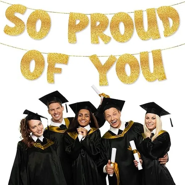 Gold_So_Proud_Of_You_Banner_|_Gold_Glitter_Design_|_Graduation_Party_Decoration_|_Achievement_Party_Supplies_|_Photobooth_Backdrop_For_Adults_|_Pre-Strung_Reusable_Birthday_Banner