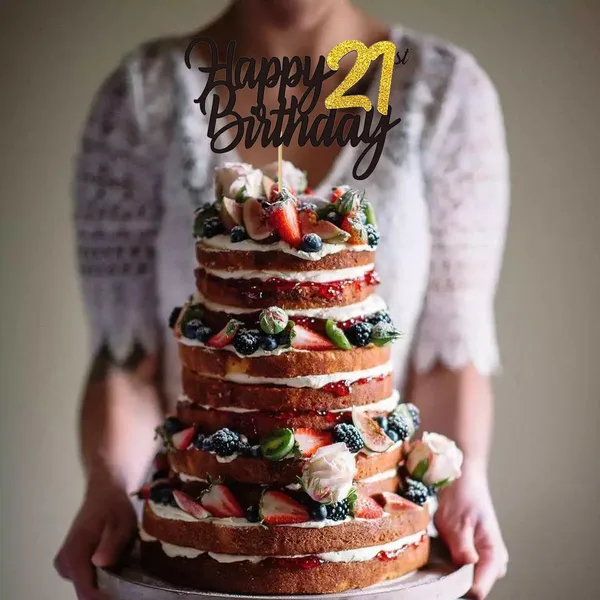 Multi_Samoka_Happy_21St_Birthday_Cake_Topper,_1_Pcs_Cheers_To_21_Years_Cake_Pick,_Decoration_For_21St_Party