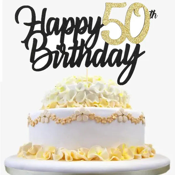 Black_Samoka_1_Pcs_Black_50Th_Birthday_Cake_Topper,_Cheers_To_50_Years,_Cake_Decoration_For_50Th_Birthday_Party