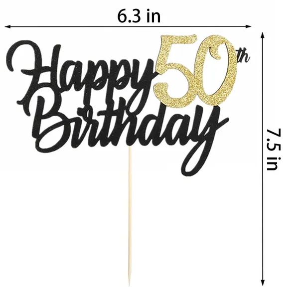 Black_Samoka_1_Pcs_Black_50Th_Birthday_Cake_Topper,_Cheers_To_50_Years,_Cake_Decoration_For_50Th_Birthday_Party