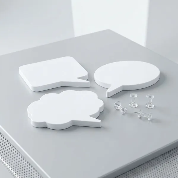 Multicollor_6_Pcs_Speech_Bubble_Fridge_Magnet_|_White_Small_Fridge_Magnets_|_Diy_Dialog_Refrigerator_Toy_|_Notice_Board_Magnet