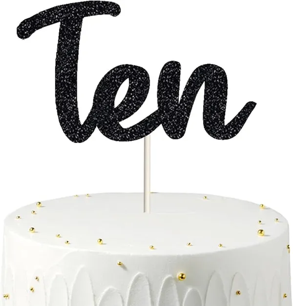 Black_Ten_Birthday_Cake_Topper_|_Black_Glitter_|_10Th_Anniversary_Party_Decoration_|_Double-Sided_|_Durable_&_Elegant_Smash_Cake_Décor_For_Boys_&_Girls
