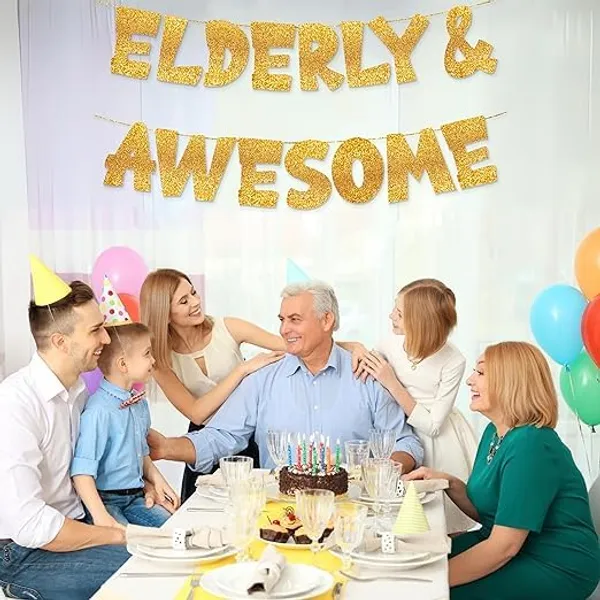 Gold_Elderly_&_Awesome_Banner_|_Senior_Birthday_Party_Golden_Glitter_Banner_|_Old_Age_Party_Celebration_And_Supplies_|_Pre-Assembled_Birthday_Banner_|_No_Diy_Needed