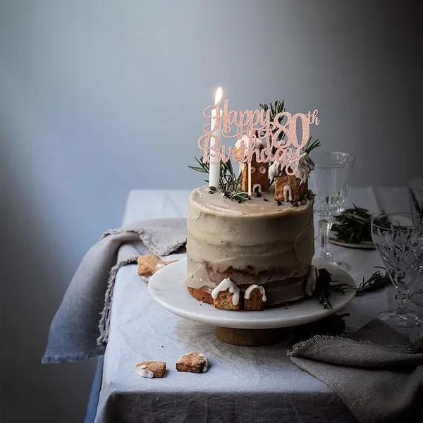 Gold_80Th_Happy_Birthday_Cake_Topper_|_Rose_Gold_Color_Glitter_Cake_Topper_|_Glitter_Cake_Decoration_|_B'Day_Celebration/Rose_Gold_Color