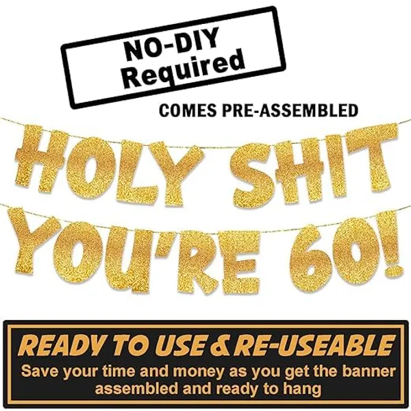 Gold_60Th_Birthday_Golden_Glitter_Banner_|_Funny_&_Lighthearted_Design_|_Pre-Strung_&_Ready_To_Hang_|_Indoor/Outdoor_Use