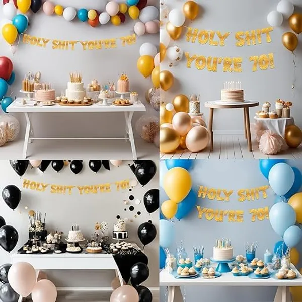 Gold_Pre-Strung_Banner_For_70Th_Birthday_|_Birthday_Party_Golden_Glitter_Banner_|_Old_Age_Funny_Party_Celebration_And_Supplies_|_Birthday_Banner