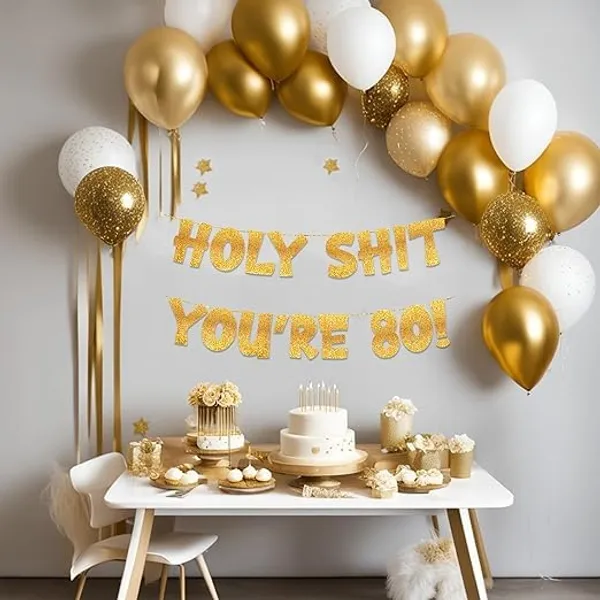 Gold_Pre-Strung_Banner_For_80Th_Birthday_|_Birthday_Party_Golden_Glitter_Banner_|_Old_Age_Funny_Party_Celebration_And_Supplies_|_Birthday_Banner