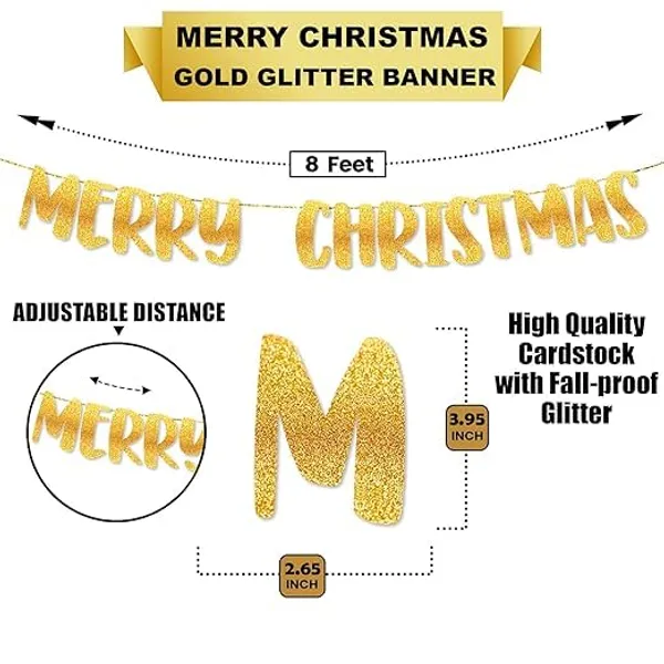 Gold_Merry_Christmas_Glitter_Gold_Banner_|_Holiday_Party_Decoration_|_Pre-Strung,_No_Diy_Required_|_Merry_Christmas_Sign_Garland_|_Xmas_Holiday_Mantle_Fireplace_Home_Décor