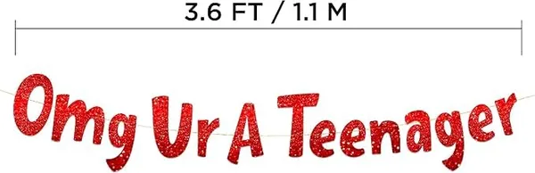 Red_Omg_Ur_A_Teenager_Banner_|_13Th_Birthday_Party_Red_Glitter_Banner_|_Party_Decorations_And_Supplies_|_Official_Teen_Celebration_Decor_|_Pre-Assembled,_No_Diy_Needed