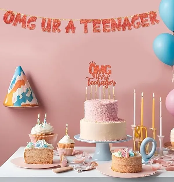 Red_Omg_Ur_A_Teenager_Banner_&_Cake_Topper_Combo_|_13Th_Birthday_Party_Red_Glitter_|_Party_Decorations_And_Supplies_|_Official_Teen_Celebration_Decor_|_Pre-Assembled,_No_Diy_Needed