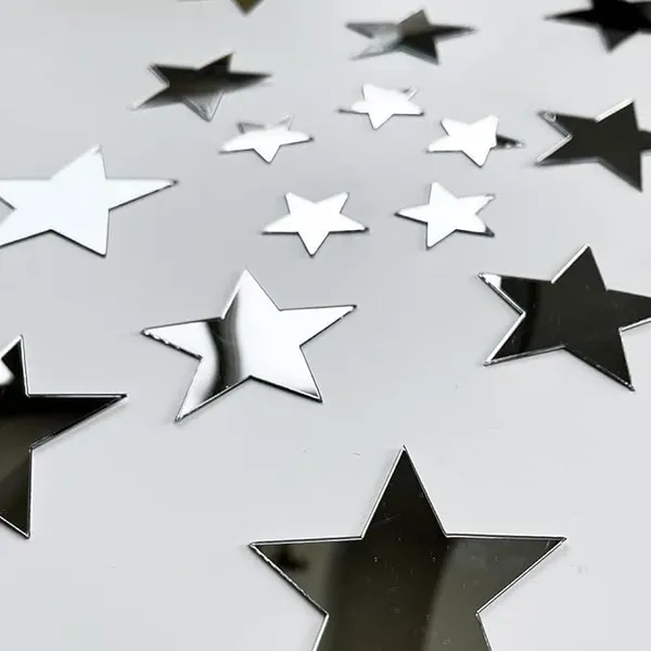 Silver_40Pcs_Acrylic_Stars_Mirror_Stickers_|_Decorative_Silver_Mirror_Wall_Art_|_Adhesive_Art_Decal/Diy_Projects/Party_Supplies_|_Silver