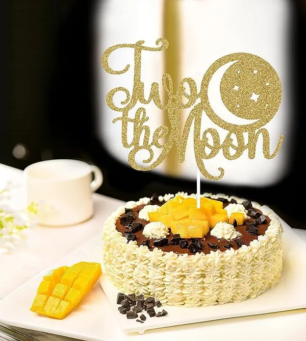 Multi_Two_The_Moon_Cake_Topper_|_2Nd_Birthday_Party_Glitter_Cake_Decoration_|_Space_Theme_Party_Supplies_For_Boys_And_Girls_|_Moon_And_Stars_Birthday_Cake_Décor
