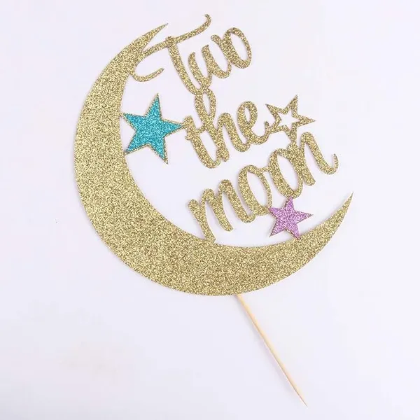 Gold_Two_The_Moon_Cake_Topper_With_Blue_And_Purple_Star_|_Happy_2Nd_Birthday_Cake_Topper_|_Party_Decoration_Supplies_|_Smash_Cake_Decoration_|_Photo_Booth_Props_|_Golden