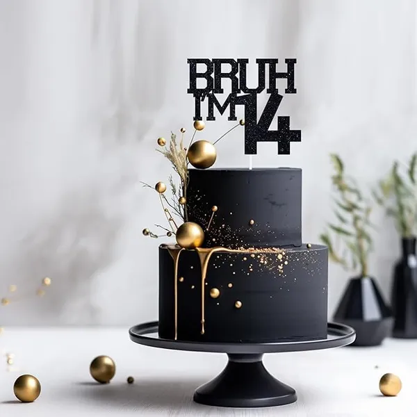Black_Bruh_I'M_14_Black_Glitter_Cake_Topper_|_Happy_14Th_Born_Day_|_It'S_My_14Th_Birthday_|_Cool_Party_Decoration_For_Kids