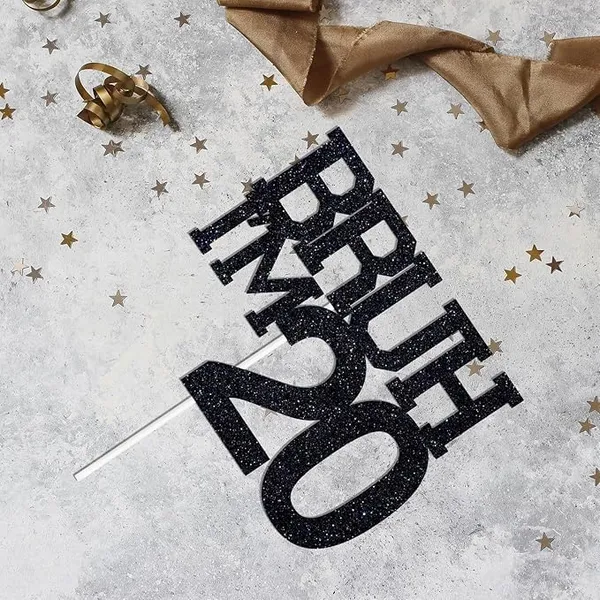 Black_Bruh_I'M_20_Black_Glitter_Cake_Topper_|_Happy_20Th_Born_Day_|_It'S_My_20Th_Birthday_|_Cool_Party_Decoration_For_Kids