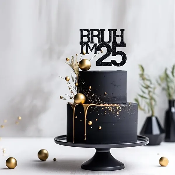 Black_Bruh_I'M_25_Black_Glitter_Cake_Topper_|_Happy_25Th_Born_Day_|_It'S_My_25Th_Birthday_|_Cool_Party_Decoration_For_Kids