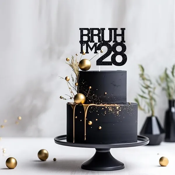 Black_Bruh_I'M_28_Black_Glitter_Cake_Topper_|_Happy_28Th_Born_Day_|_It'S_My_28Th_Birthday_|_Cool_Party_Decoration_For_Kids