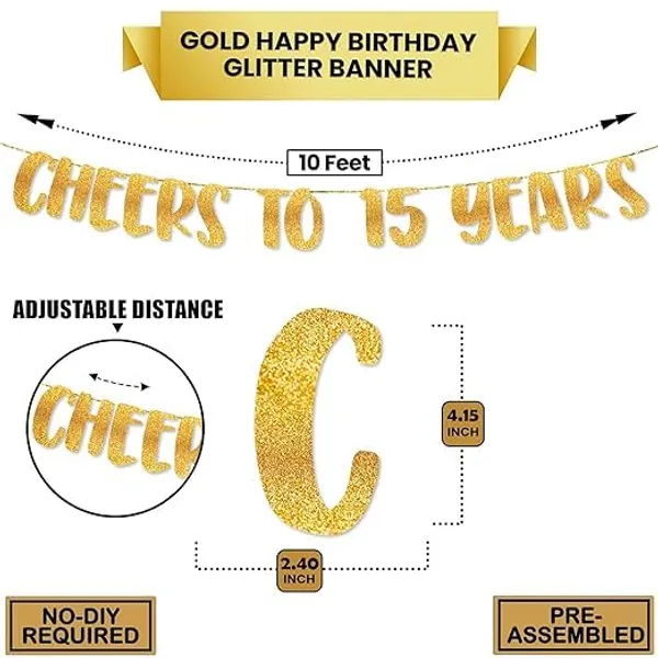 Gold_Cheers_To_15_Years_Banner_|15Th_Birthday_Party_Golden_Glitter_Banner_|_Party_Decorations_And_Supplies_|_Wedding_Anniversary_Decorations_|_Pre-Strung