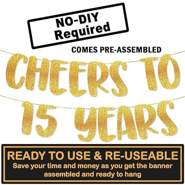 Gold_Cheers_To_15_Years_Banner_|15Th_Birthday_Party_Golden_Glitter_Banner_|_Party_Decorations_And_Supplies_|_Wedding_Anniversary_Decorations_|_Pre-Strung
