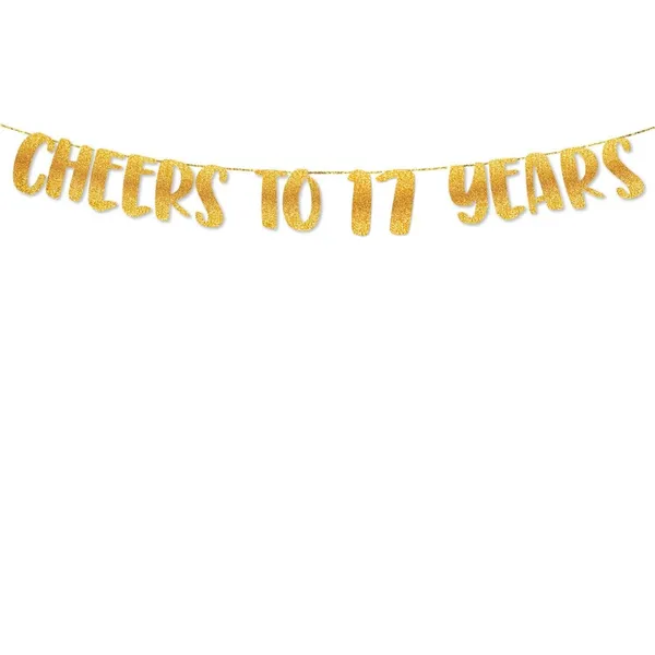 Gold_Cheers_To_17_Years_Banner_|_17Th_Birthday_Party_Golden_Glitter_Banner_|_Party_Decorations_And_Supplies_|_Wedding_Anniversary_Decorations_|_Pre-Strung
