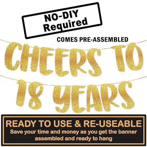 Gold_Cheers_To_Banner_|_18Th_Birthday_Party_Golden_Glitter_Banner_|_Party_Decorations_And_Supplies_|_Wedding_Anniversary_Decorations_|_Pre-Strung