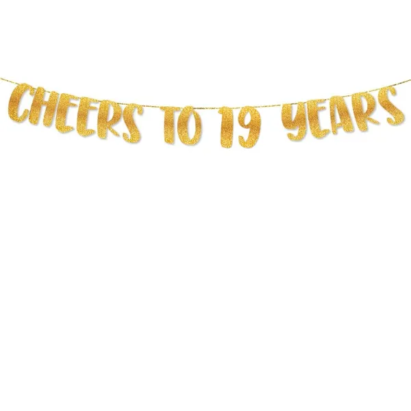 Gold_Cheers_To_19_Years_Banner_|_19Th_Birthday_Party_Golden_Glitter_Banner_|_Party_Decorations_And_Supplies_|_Wedding_Anniversary_Decorations_|_Pre-Strung