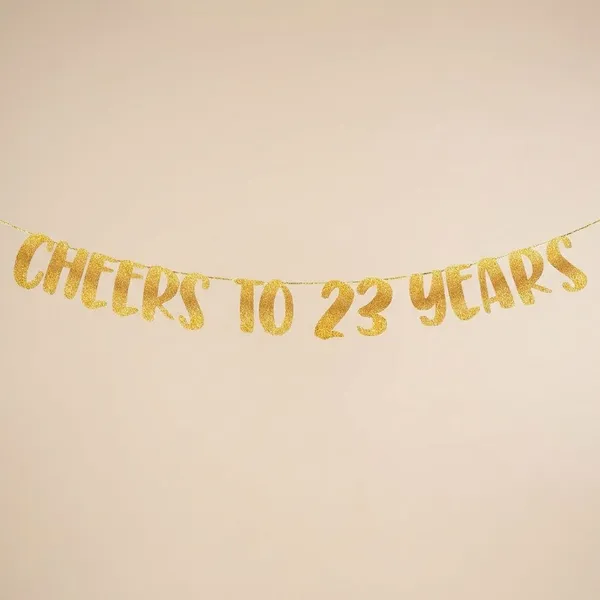 Gold_Cheers_To_23_Years_Banner_|_23Rd_Birthday_Party_Golden_Glitter_Banner_|_Party_Decorations_And_Supplies_|_Wedding_Anniversary_Decorations_|_Pre-Strung