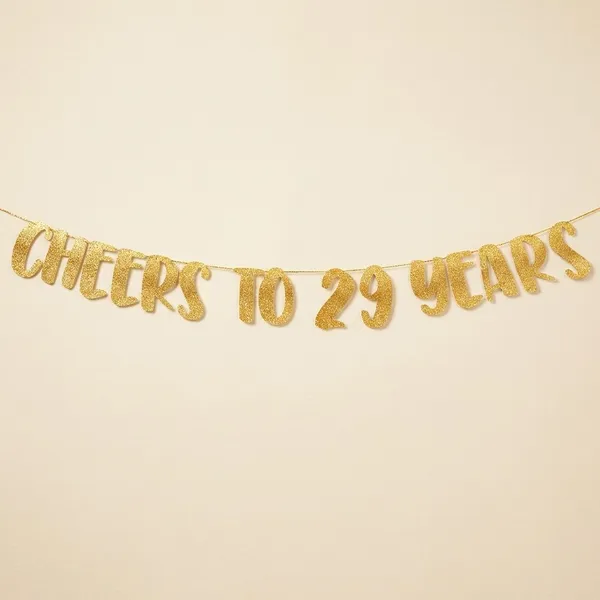 Gold_Cheers_To_29_Years_Banner_|_29Th_Birthday_Party_Golden_Glitter_Banner_|_Party_Decorations_And_Supplies_|_Wedding_Anniversary_Decorations_|_Pre-Strung