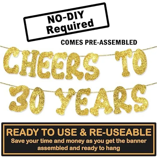 Gold_Cheers_To_30_Years_Banner_|_30Th_Birthday_Party_Golden_Glitter_Banner_|_Party_Decorations_And_Supplies_|_Wedding_Anniversary_Decorations_|_Pre-Strung