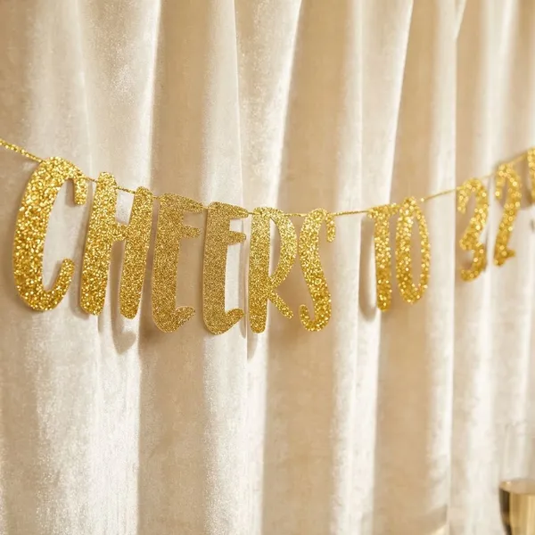 Gold_Cheers_To_32_Years_Banner_|_32Nd_Birthday_Party_Golden_Glitter_Banner_|_Party_Decorations_And_Supplies_|_Wedding_Anniversary_Decorations_|_Pre-Strung