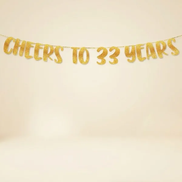Gold_Cheers_To_33_Years_Banner_|_33Rd_Birthday_Party_Golden_Glitter_Banner_|_Party_Decorations_And_Supplies_|_Wedding_Anniversary_Decorations_|_Pre-Strung