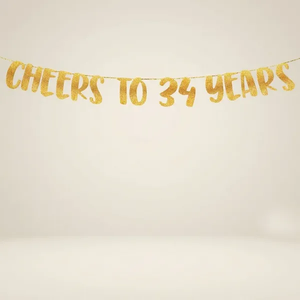 Gold_Cheers_To_34_Years_Banner_|_34Th_Birthday_Party_Golden_Glitter_Banner_|_Party_Decorations_And_Supplies_|_Wedding_Anniversary_Decorations_|_Pre-Strung