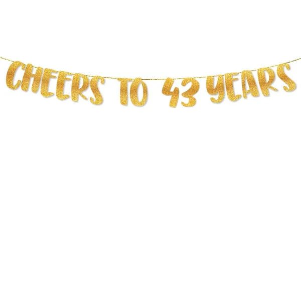 Gold_Cheers_To_43_Years_Banner_|_43Rd_Birthday_Party_Golden_Glitter_Banner_|_Party_Decorations_And_Supplies_|_Wedding_Anniversary_Decorations_|_Pre-Strung
