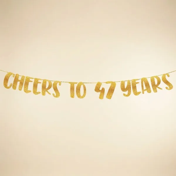 Gold_Cheers_To_47_Years_Banner_|_47Th_Birthday_Party_Golden_Glitter_Banner_|_Party_Decorations_And_Supplies_|_Wedding_Anniversary_Decorations_|_Pre-Strung