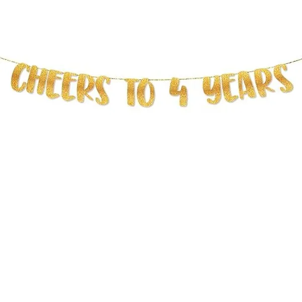 Gold_Cheers_To_4_Years_Banner_|_4Th_Birthday_Party_Golden_Glitter_Banner_|_Party_Decorations_And_Supplies_|_Wedding_Anniversary_Decorations_|_Pre-Strung
