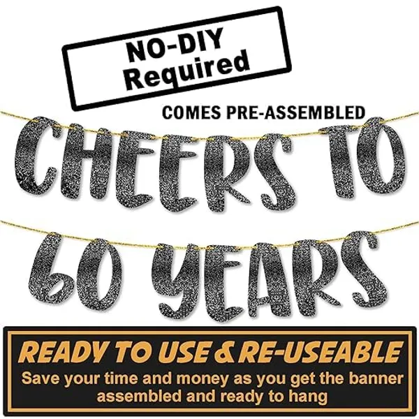 Black_Cheers_To_60_Years_Banner_|_60Th_Birthday_Party_Black_Glitter_Banner_|_Party_Decorations_And_Supplies_|_Wedding_Anniversary_Decorations_|_Pre-Strung_|_No_Diy_Required