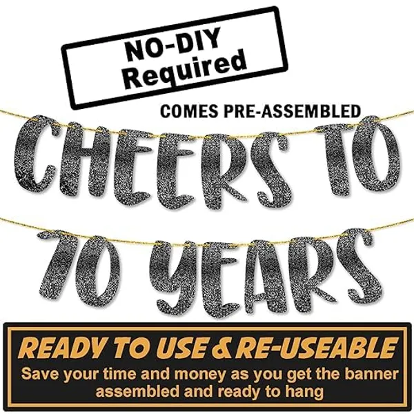 Black_Cheers_To_70_Years_Banner_|_70Th_Birthday_Party_Black_Glitter_Banner_|_Party_Decorations_And_Supplies_|_Wedding_Anniversary_Decorations_|_Pre-Strung_|_No_Diy_Required