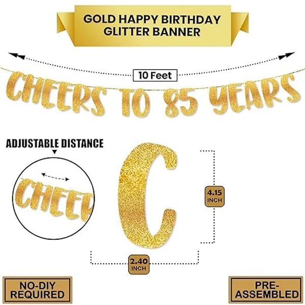 Gold_Cheers_To_85_Years_Banner_|_85Th_Birthday_Party_Golden_Glitter_Banner_|_Party_Decorations_And_Supplies_|_Wedding_Anniversary_Decorations_|_Pre-Strung