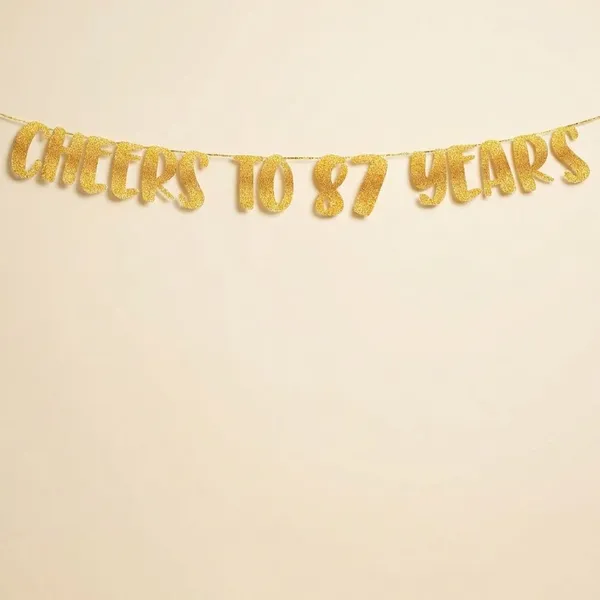 Gold_Cheers_To_87_Years_Banner_|_87Th_Birthday_Party_Golden_Glitter_Banner_|_Party_Decorations_And_Supplies_|_Wedding_Anniversary_Decorations_|_Pre-Strung