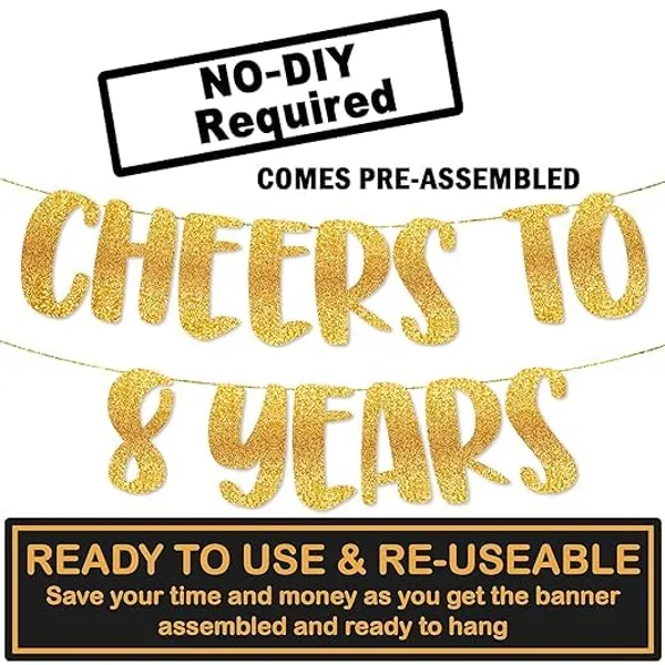 Gold_Cheers_To_8_Years_Banner_|_8Th_Birthday_Party_Golden_Glitter_Banner_|_Party_Decorations_And_Supplies_|_Wedding_Anniversary_Decorations_|_Pre-Strung