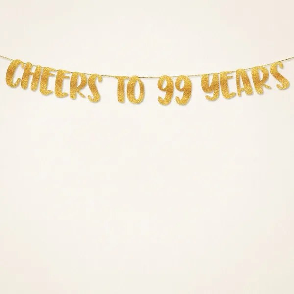 Gold_Cheers_To_99_Years_Banner_|_99Th_Birthday_Party_Golden_Glitter_Banner_|_Party_Decorations_And_Supplies_|_Wedding_Anniversary_Decorations_|_Pre-Strung