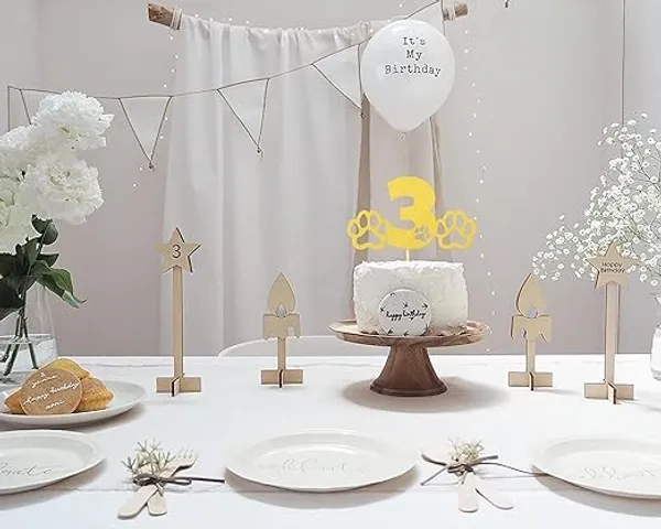 Gold_Rose_Gold_Glitter_Cake_Topper_|_Single-Sided_Dog_Paw_Cake_Topper_For_Third_Birthday_|_Cake_Decoration_|_Photo_Booth_Props_|_Smach_Cake_Decoration