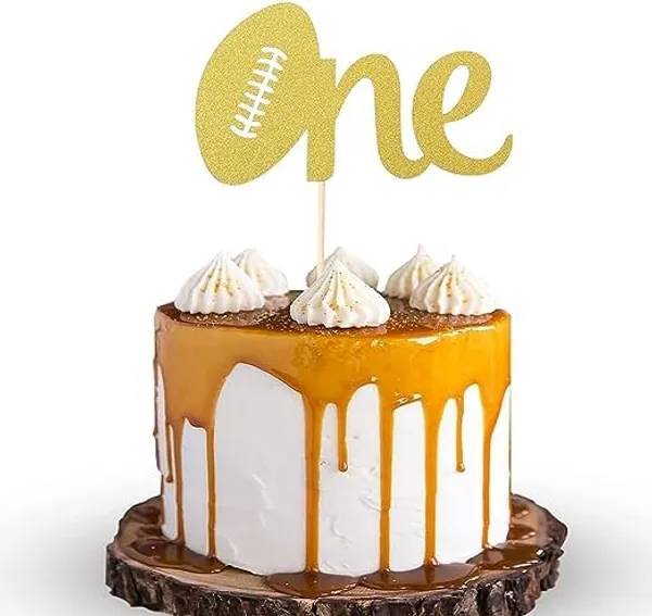 Gold_Football_One_Cake_Topper_|_Glod_Glitter_Cake_Topper_For_1St_Birthday_|_First_Birthday_Party_Decoration_|_Happy_Birthday_Cake_Decoration_|_Golden