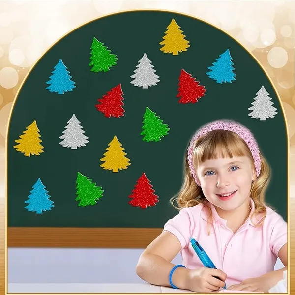 Multi_Christmas_Tree_Cutouts_|_100_Glitter_Xmas_Tree_Shapes_|_Winter_Cutouts_With_Glue_Points_|_Classroom,_Wall_Decor,_Party_Decoration