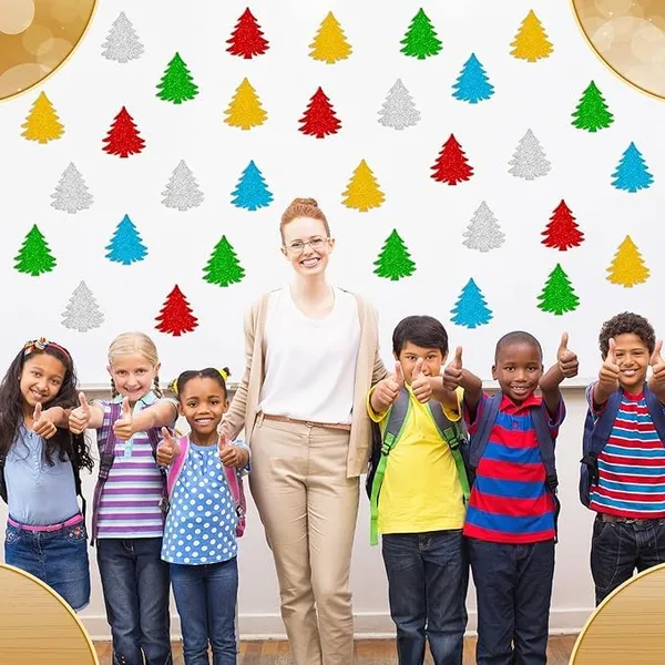 Multi_Christmas_Tree_Cutouts_|_100_Glitter_Xmas_Tree_Shapes_|_Winter_Cutouts_With_Glue_Points_|_Classroom,_Wall_Decor,_Party_Decoration