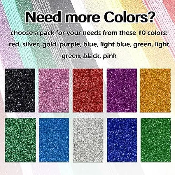 Multicollor_Glitter_Foam_Sheets_|_A4_Size_Self-Adhesive_Sparkle_Eva_Sheets_For_Crafting_|_Thick_And_Shiny_Foam_Sheet_|_For_Children'S_Craft_Activities_Diy_Art_Cutters_|_30_X_20Cm_/_Pack_Of_10_/_Magenta