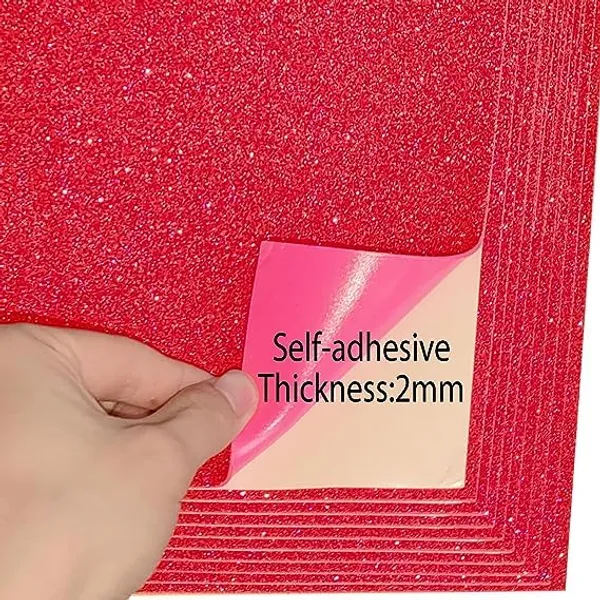Red_Glitter_Foam_Sheets_|_A4_Size_Self-Adhesive_Sparkle_Eva_Sheets_For_Crafting_|_Thick_And_Shiny_Foam_Sheets_|_For_Children'S_Craft_Activities_Diy_Art_Cutters_|_30_X_20Cm_/_Pack_Of_10_/_Red