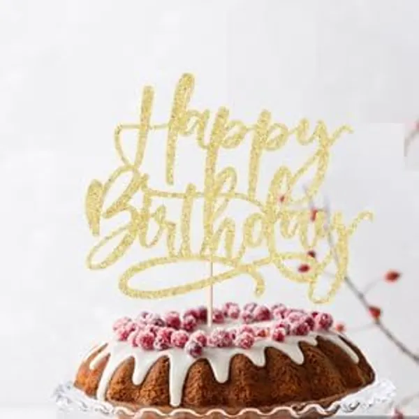 Gold_Happy_Birthday_Cake_Topper_|_Golden_Glitter_Cake_Topper_|_Glitter_Cake_Decoration_|_B'Day_Celebration/Golden_Color