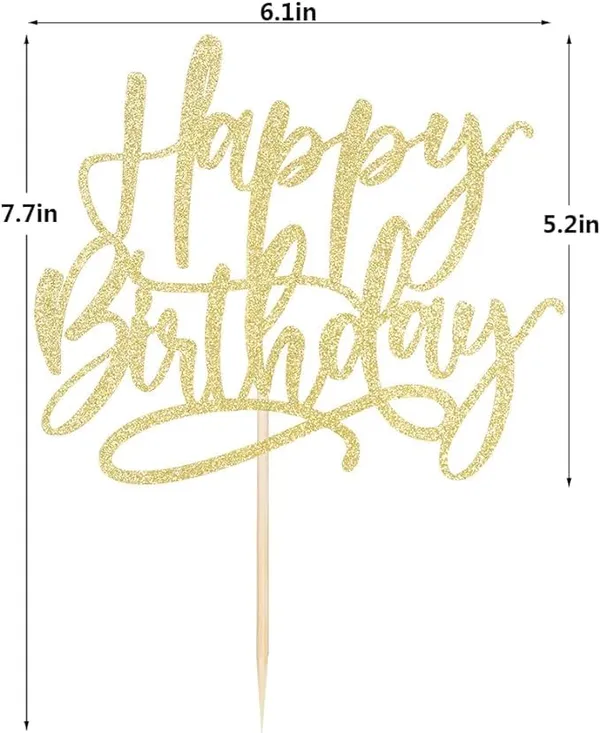 Gold_Happy_Birthday_Cake_Topper_|_Golden_Glitter_Cake_Topper_|_Glitter_Cake_Decoration_|_B'Day_Celebration/Golden_Color